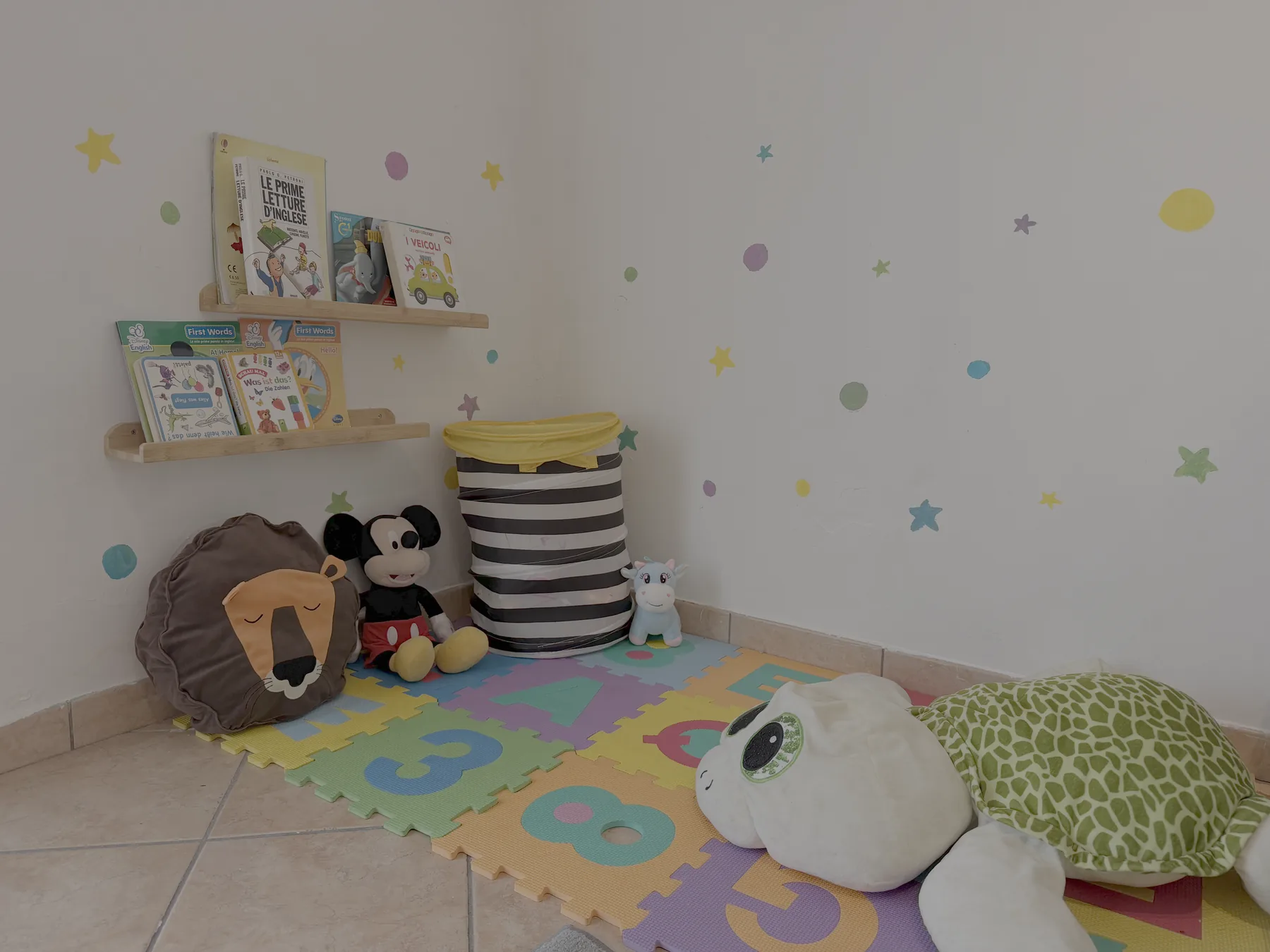 Angolo gioco per bambini di Meraki Lingue